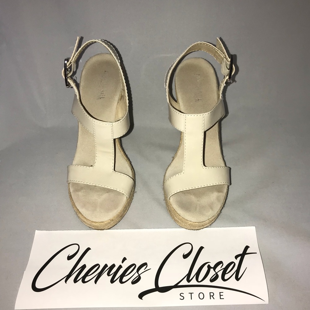 Michael Kors Platform Raffia Sandals